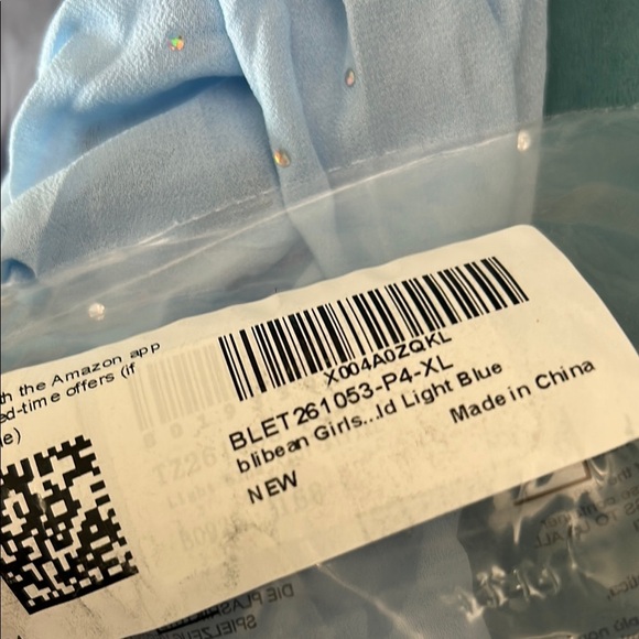 Light Blue Ruffled dance leotard Set - Picture 16 of 16